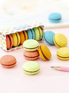 Macaron erasers 🍬
