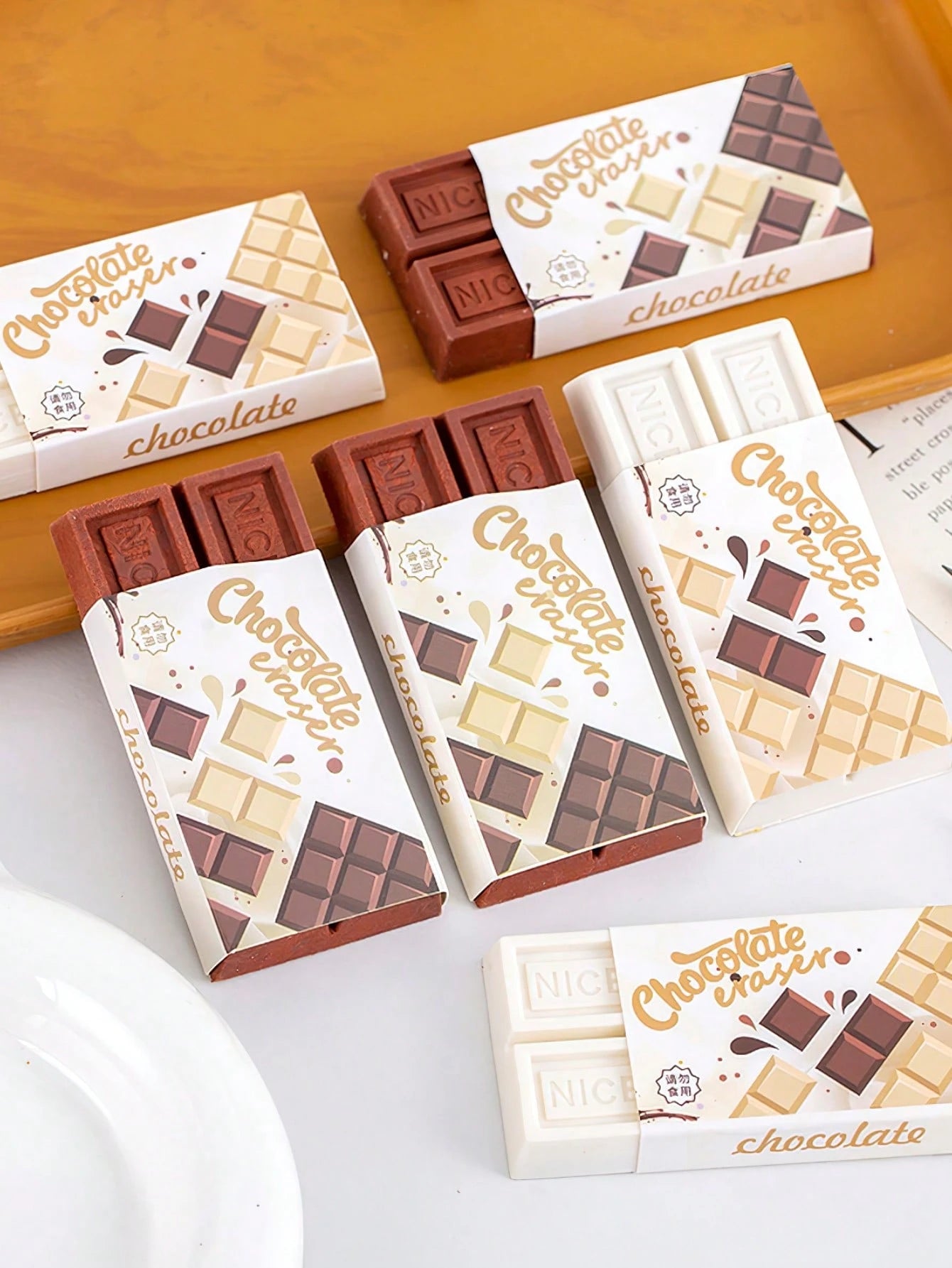 Chocolate Erasers 🍫