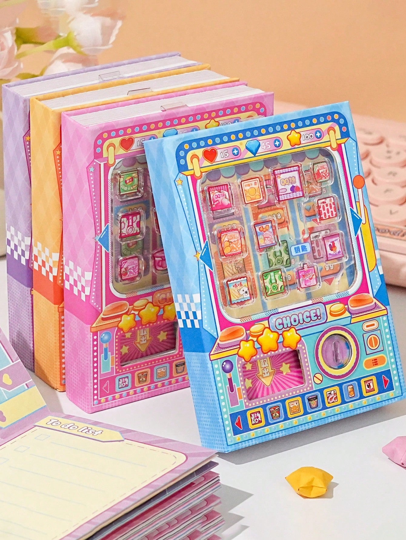 Mini Gumball Machine Notebook 🫧