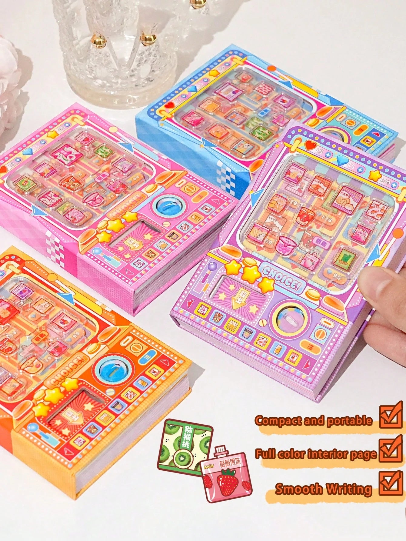 Mini Gumball Machine Notebook 🫧
