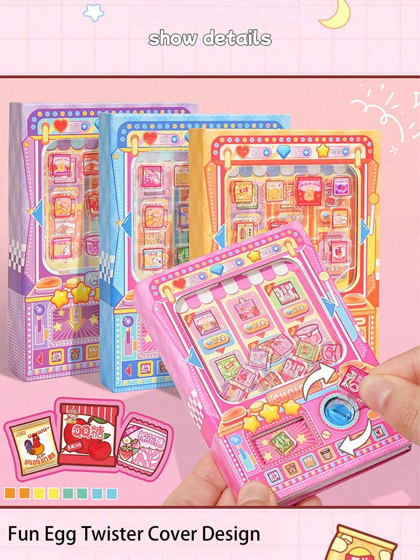 Mini Notizbuch Kaugummiautomat 🫧