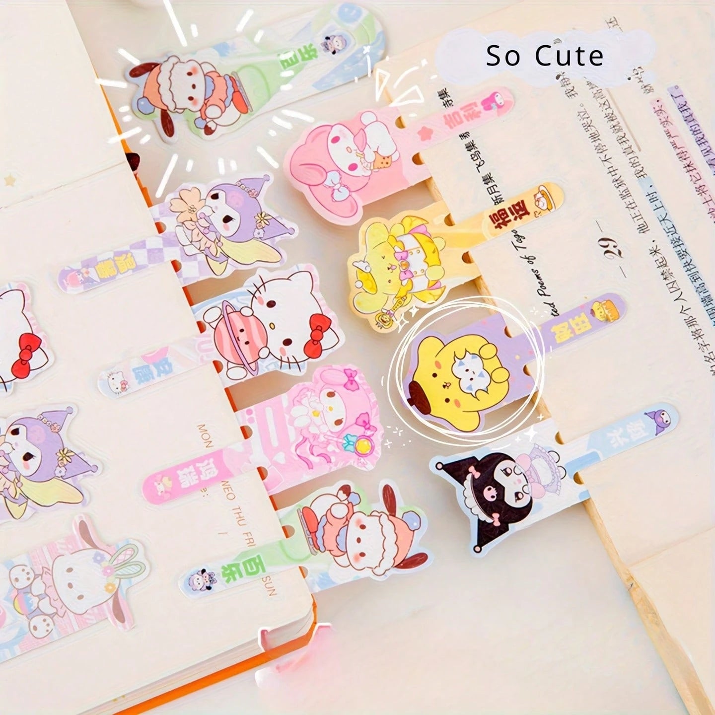 Sanrio bookmark (pack of 3)