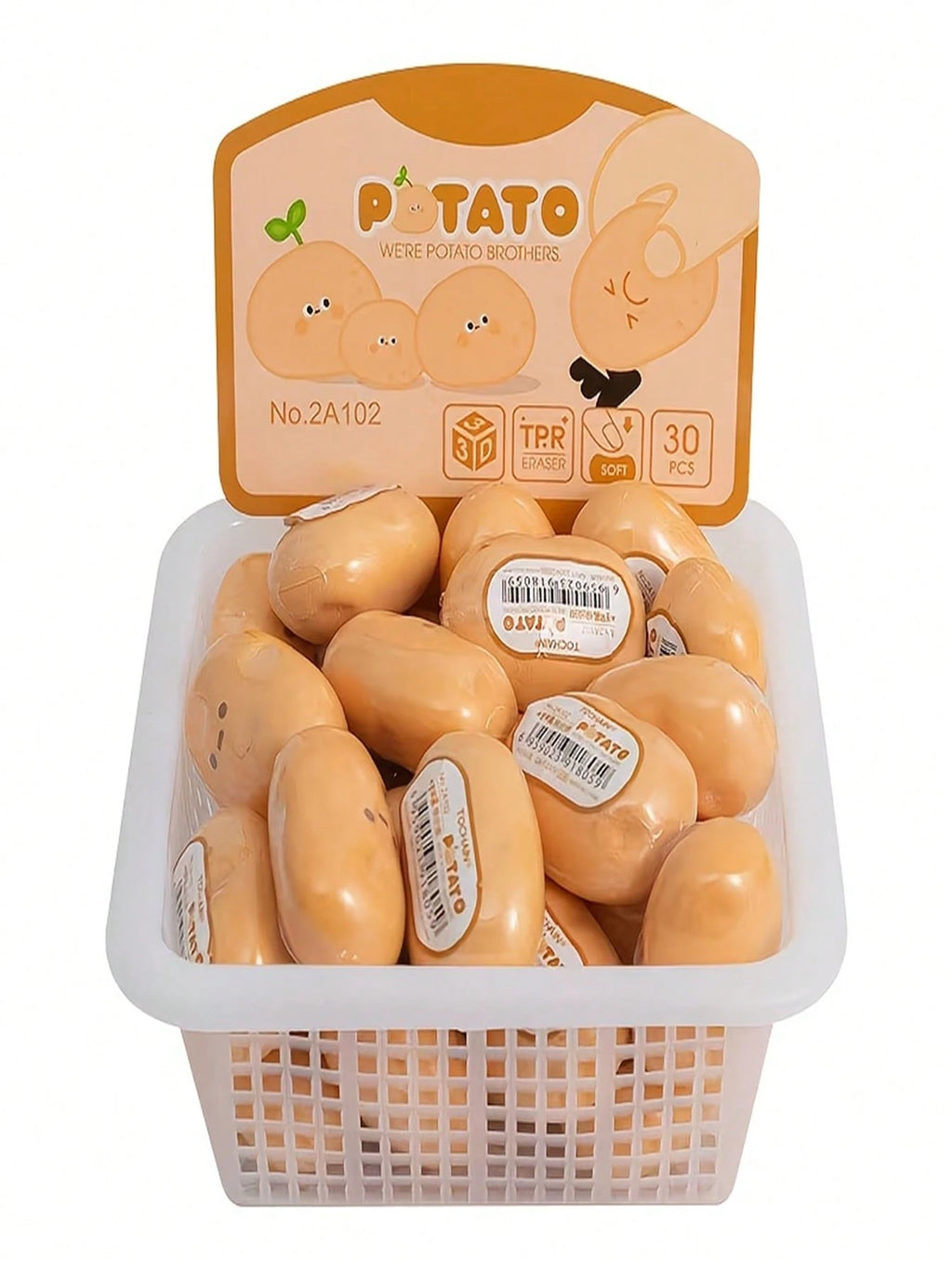Gommes à effacer à la pomme de terre 🥔