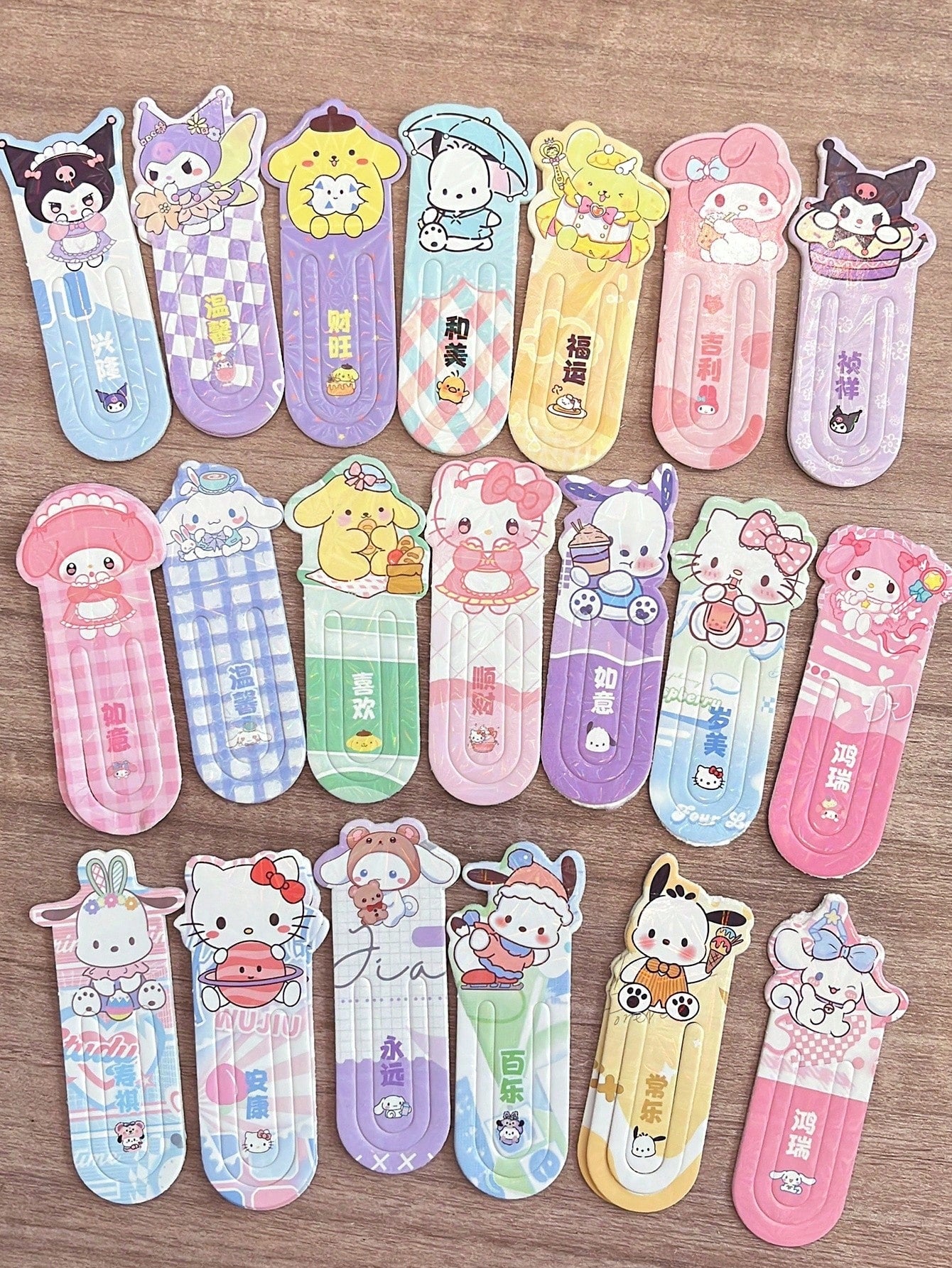 Sanrio bookmark (pack of 3)