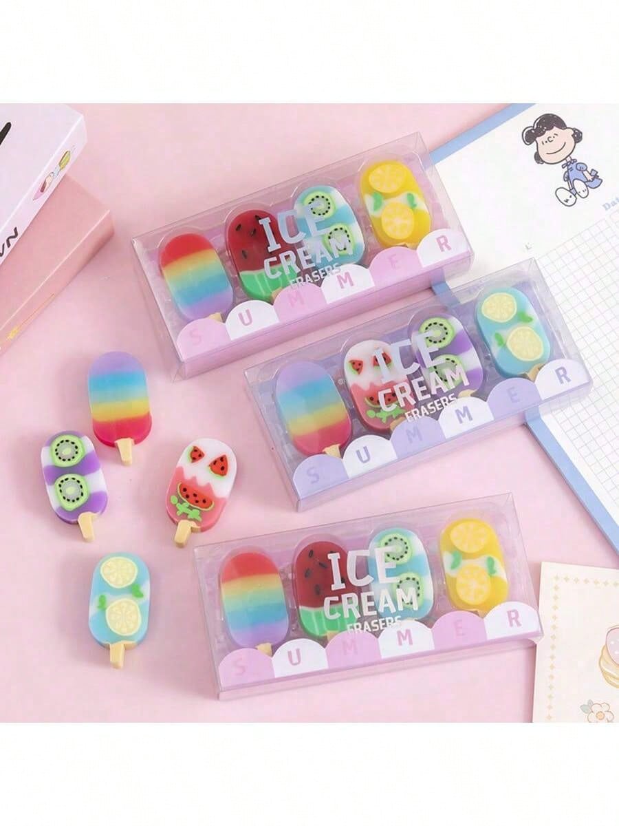 Ice Cream Erasers 🍨