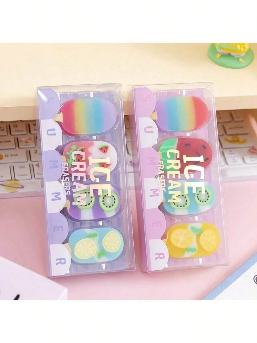 Ice Cream Erasers 🍨