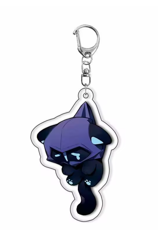 Cat Agent Keychain