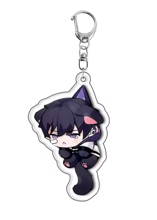 Cat Agent Keychain