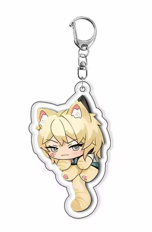 Cat Agent Keychain