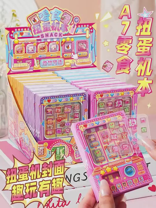 Mini Notizbuch Kaugummiautomat 🫧